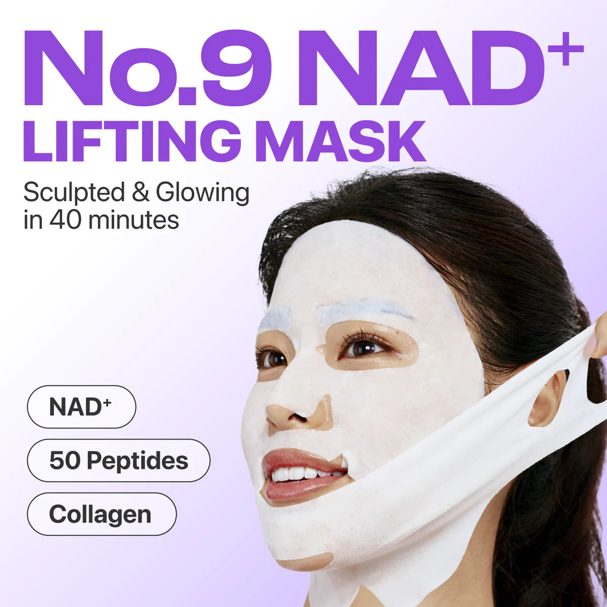 Numbuzin No.9 Nad Bio Lifting Full Cover Facial Mask