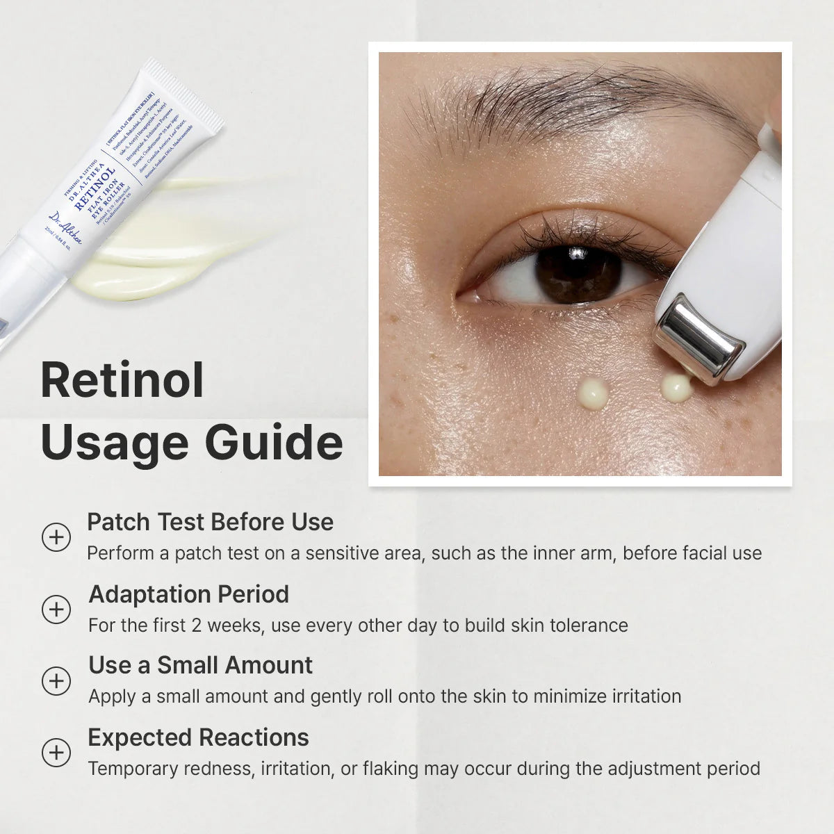 DR. ALTHEA RETINOL FLAT IRON EYE ROLLER