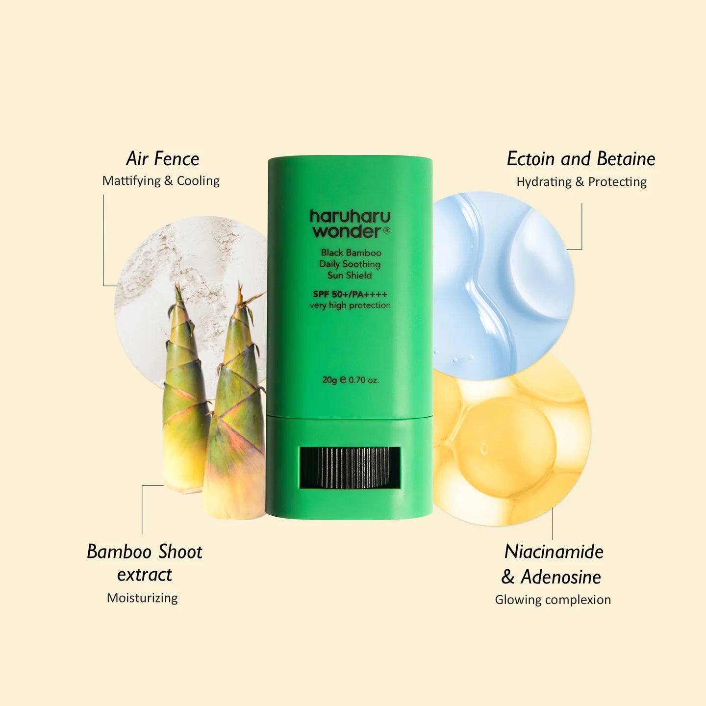Black Bamboo Daily Soothing Sun Shield