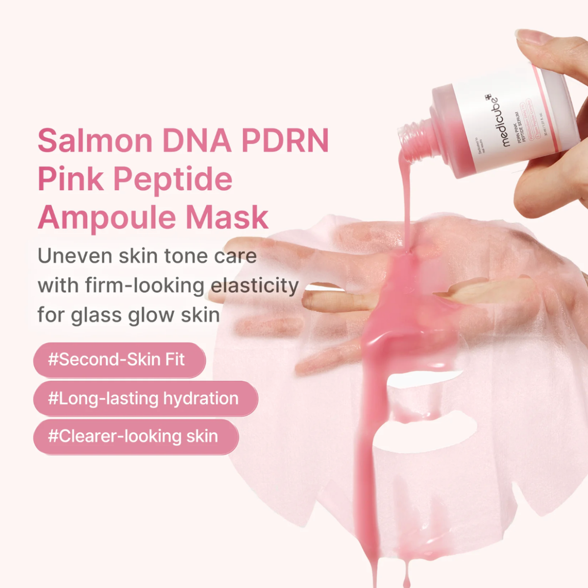 Medicube PDRN Pink Peptide Serum Mask