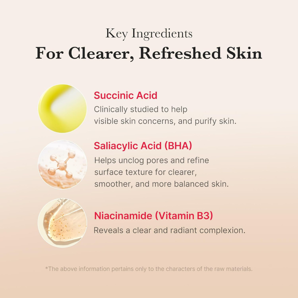 Red Succinic Acid Peeling Pad