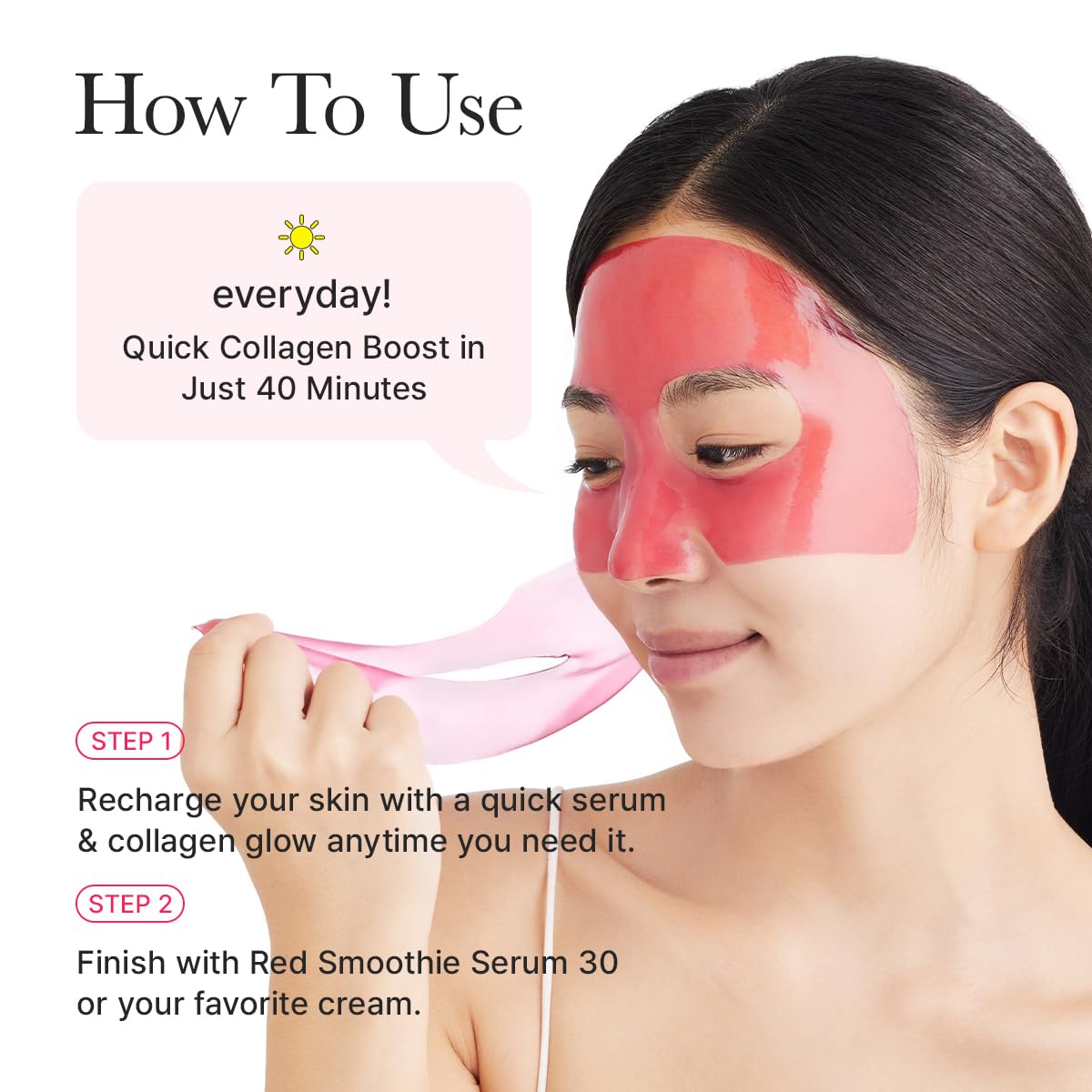 RED COLLAGEN JELLO MASK 4-Pack