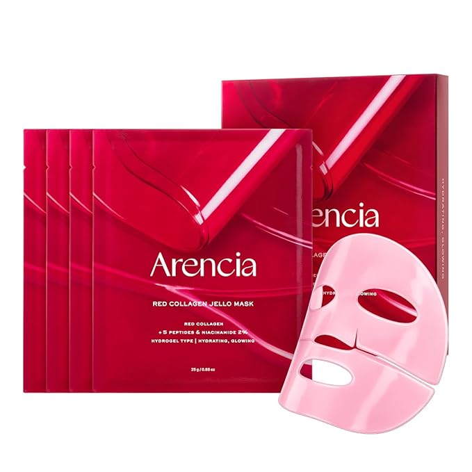 RED COLLAGEN JELLO MASK 4-Pack
