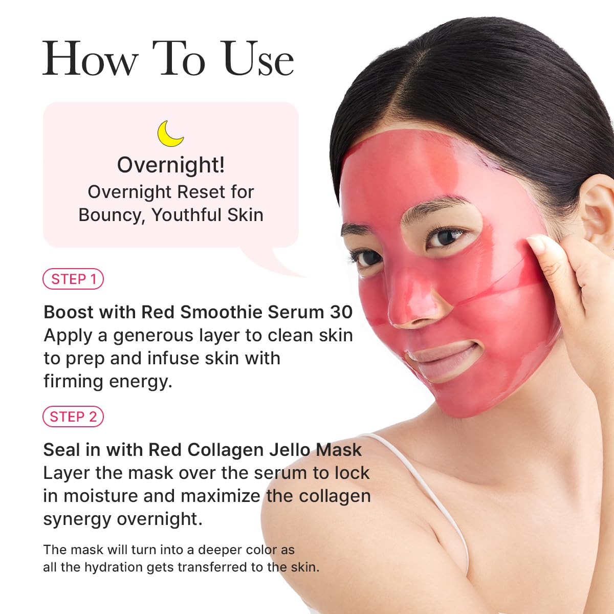 RED COLLAGEN JELLO MASK 4-Pack