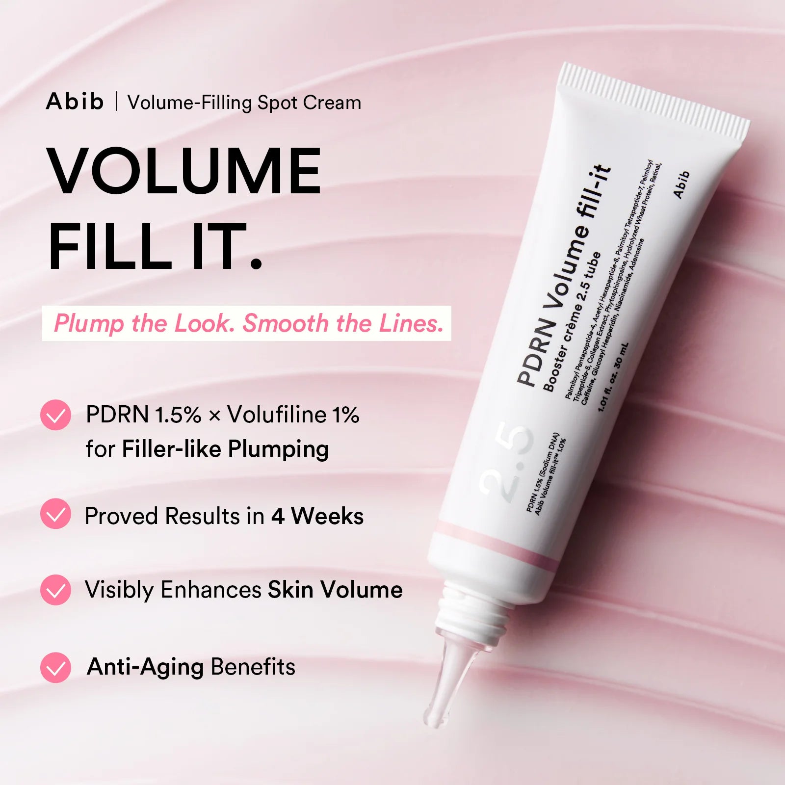 Abib PDRN Volume Fill-It Booster Cream 2.5 Tube