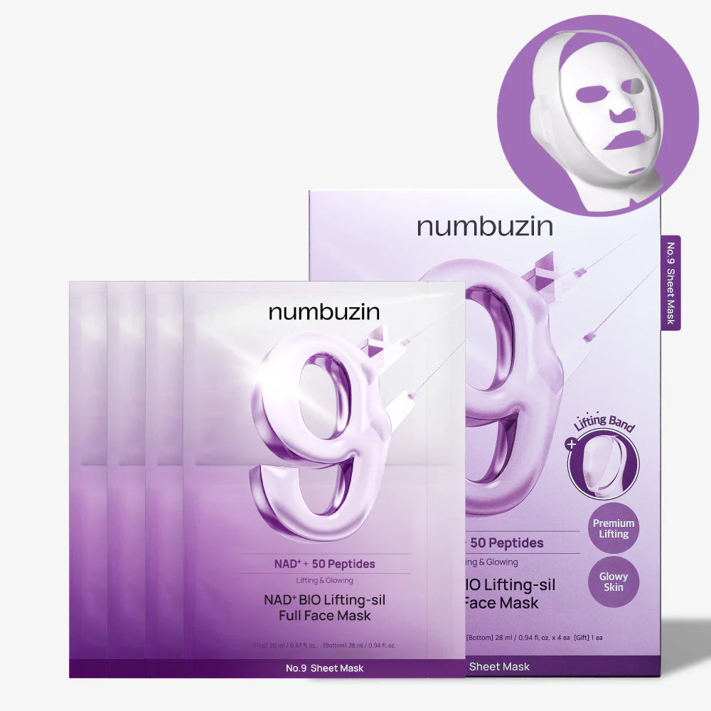 Numbuzin No.9 Nad Bio Lifting Full Cover Facial Mask