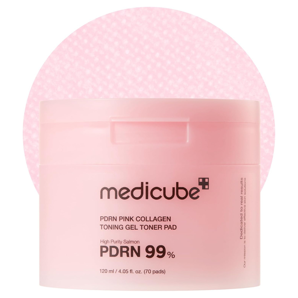 PDRN Pink Collagen Toning Gel Toner Pad