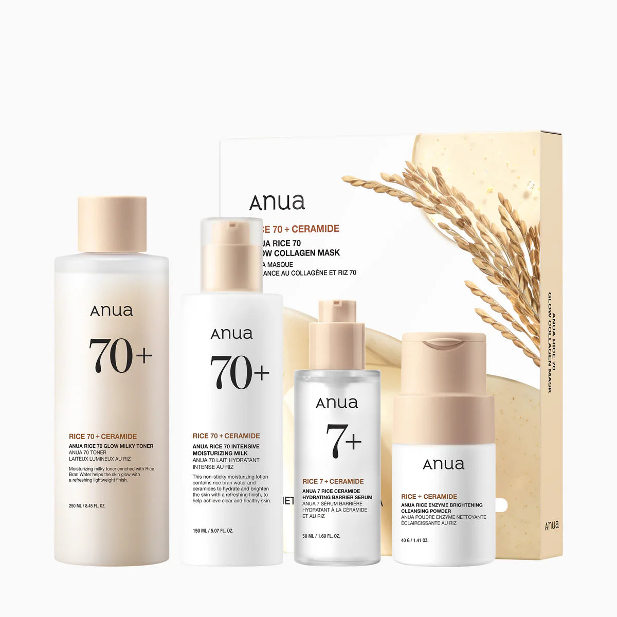 Anua Rice Nourishing Full Set for Dry Skin