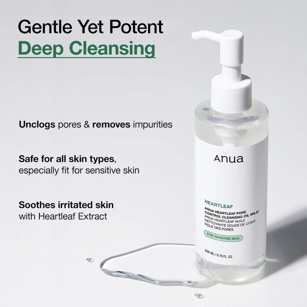 Heartleaf Pore Control Cleansing Oil Mild