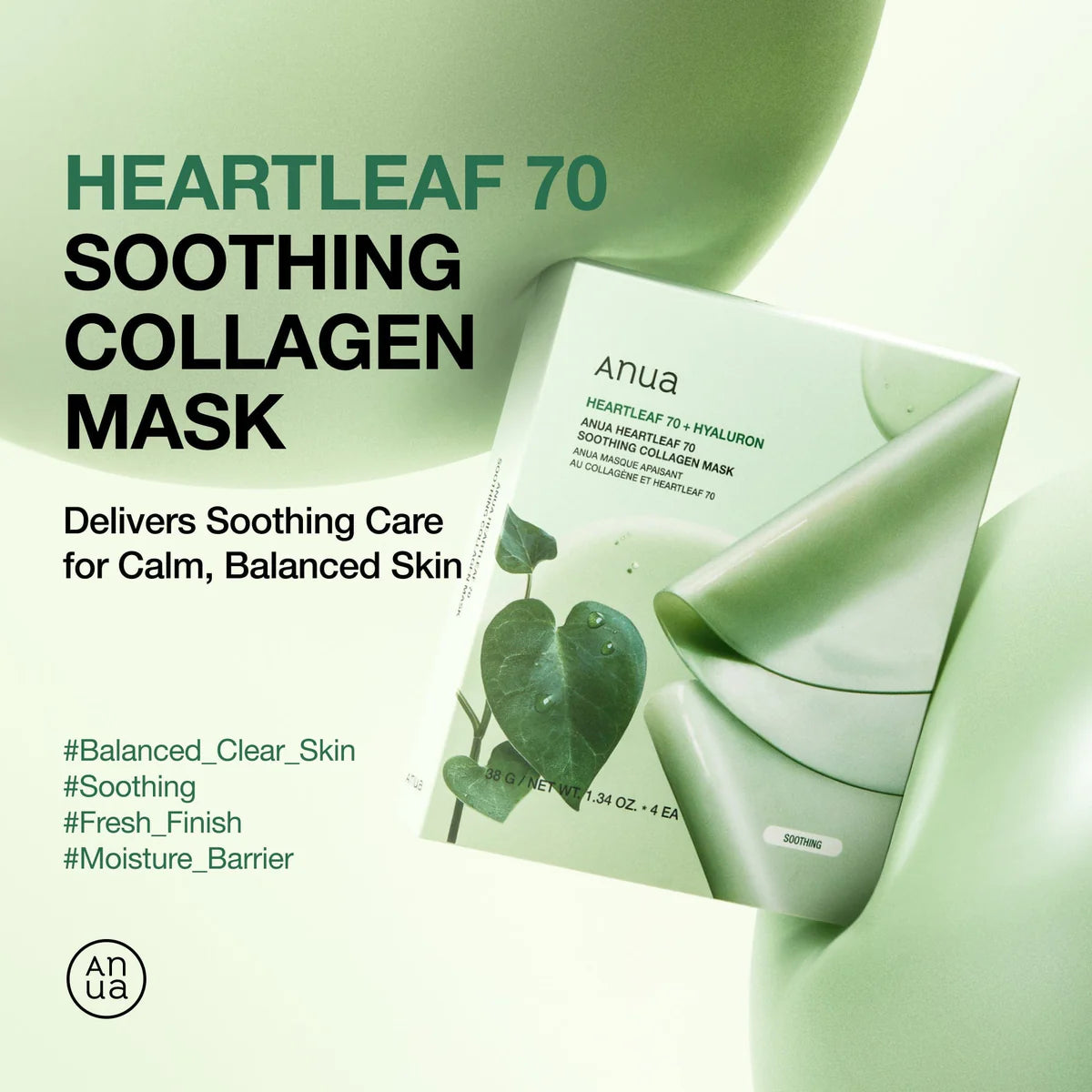 Collagen Mask Set - Heartleaf 70 Soothing