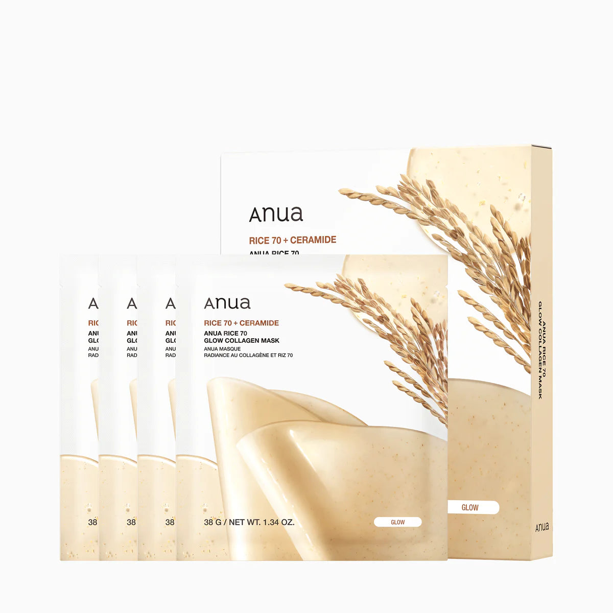 Collagen Mask Set - Rice 70 Glow