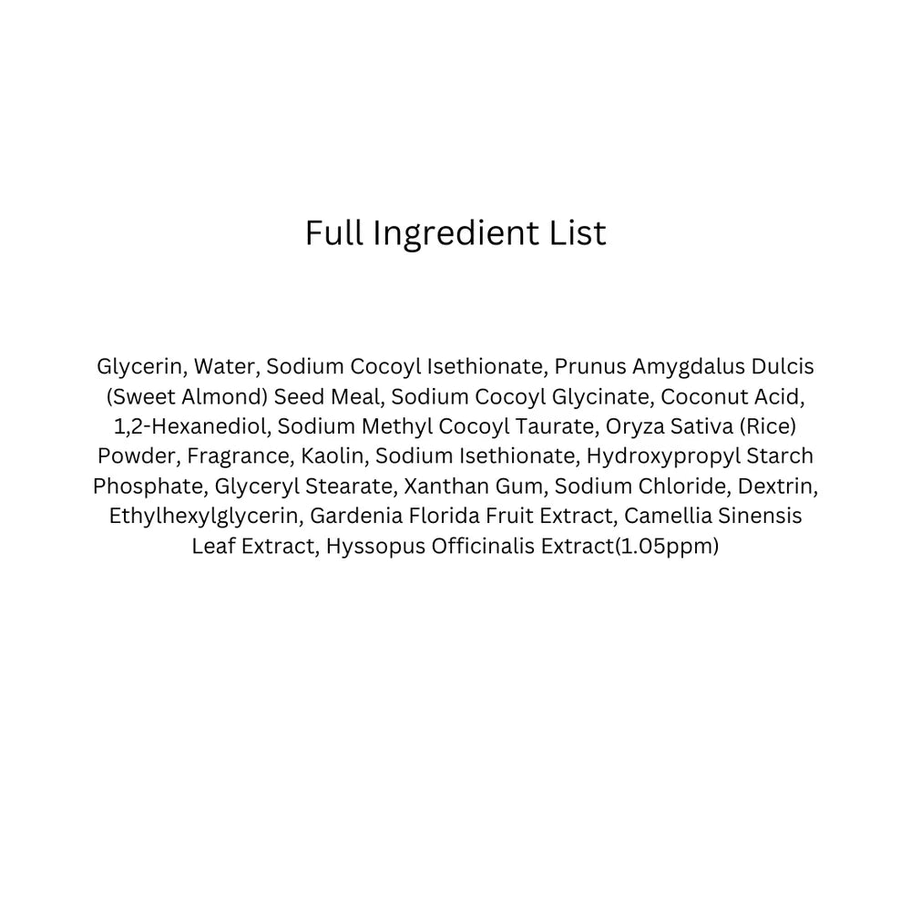 Fresh Blue Hyssop Rice Mochi Cleanser