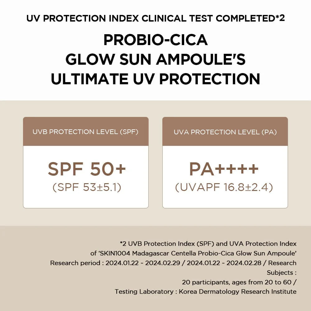 Madagascar Centella Probio-Cica Glow Sun Ampoule